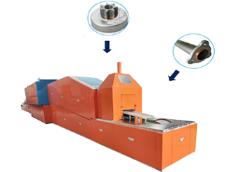 Continuous mesh belt copper auto parts brazing heat treatment furnace